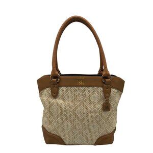 Miche Light Brown Woven Veranda Shell Shoudler Bag